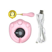 Rózsaszín USB elektromos hegesztőkemence kanállal