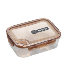 Plastová bento krabička vhodná do mikrovlnnej rúry 1300 ml khaki