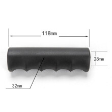 Fundas de goma para asas de carretilla (paquete de 2) – diámetro interior de 22 a 30 mm,