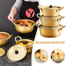 Gracefulvara14cm16cm18cm Korejský hrnec na nudle Ramen Korejský hliníkový hrnec na pánve