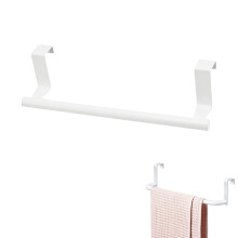Porte-serviettes mural en acier inoxydable blanc 23,5 cm