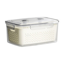 800ml Plastic Drainable Lunch Box for Fruits & Vegetables