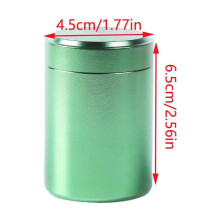 Pot de conservation en acier inoxydable pour thé, café et sucre, 80 ml