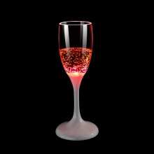 Verre à bière lumineux LED, verre à vin à induction, compatible avec les aliments