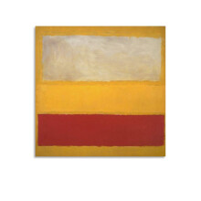 Mark Rothko Fehér Piros Sárga Nyomatú Vászonposzter
