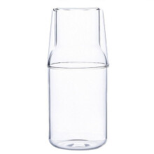 Tacar Carafe agus Tumbler Gloine Glan – 2 phíosa