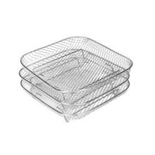 Stohovatelný rošt z nerezové oceli do fritézy – 3vrstvý čtvercový