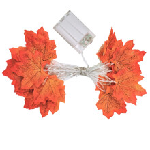 Girlanda LED w kształcie liścia klonowego 400 cm 40 świateł