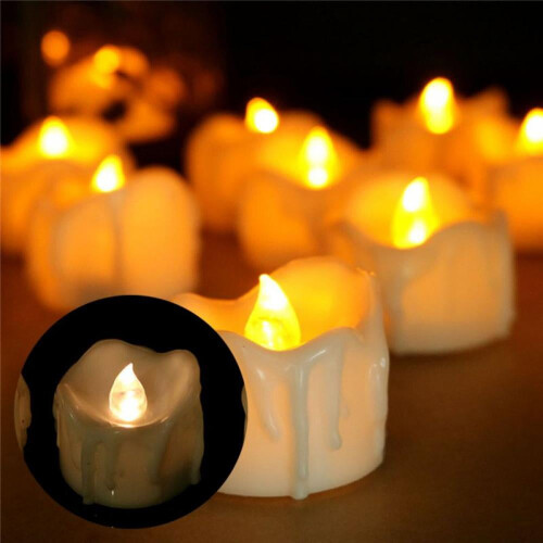 Belle candele LED senza fiamma, 12 pezzi