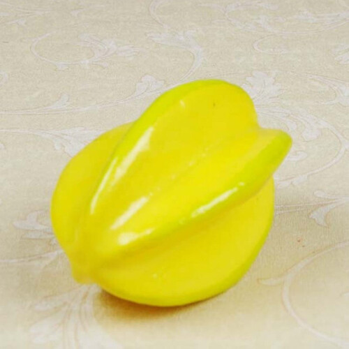 Frutta artificiale decorativa in plastica, set da 6 pezzi