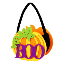 Halloween pumpkin bucket for kids non-woven candy bag 1