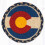 Colorado Flag Round Coaster 7 in 1