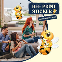 Offres RnemiTe-amo ! Décoration murale, stickers muraux abeilles, stickers muraux amovibles pour chambre d'enfant.