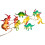 LED-Dinosaurier-Lichterkette, 2 m, batteriebetrieben 1