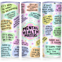 Mental Health Tumbler for Women 20 Oz
