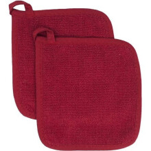 Presine in spugna di cotone, nere, confezione da 2, 21,6 cm x 21 cm