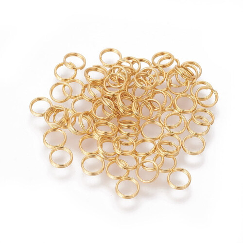 Edelstahl-Spaltringe 5x1mm 500 Stück