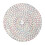 Meuva round table mats PP thermal insulation 4 pcs teal lace 1