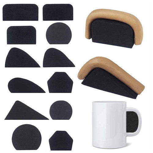 DIY Clay Knobs Set Handmade Waterproof 6 Sizes