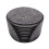 20-Piece Round Glass Coasters Set with Storage Box 1