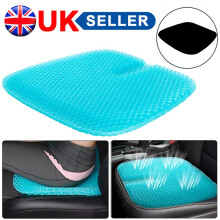 Gel Seat Cushion Lower Back Pain Pressure Relief Wheelchair Car Office Pad
