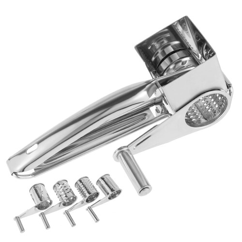 Rotary Cheese Grater 5-in-1 Hand-Cranked Kitchen Tool