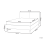 Beliani Bed Boucle LIMANTON 140 x 200 cm (EU Double) Beige 3