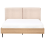 Beliani Bed Boucle LIMANTON 140 x 200 cm (EU Double) Beige 6