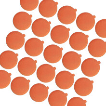 Capsules de café 37MM, 100 pièces, couvercles adhésifs en-Orange