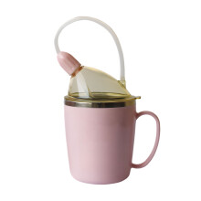 Trinkbecher aus lebensmittelechtem Kunststoff für-Rosa