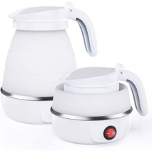 Bouilloire électrique pliable 600 ml en silicone de qualité alimentaire