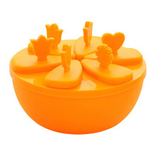 Silikon-Eisformen-Set – 6-teiliges wiederverwendbares Eisgitter