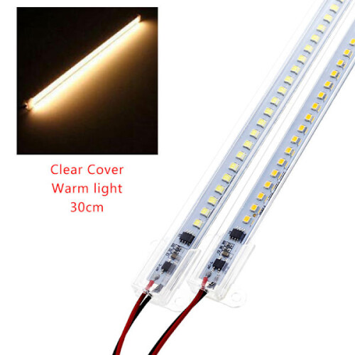 Barre lumineuse LED AC220V2835 Blanc chaud 30 cm