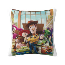 Taie d'oreiller en peluche double face Toy Story avec fermeture éclair