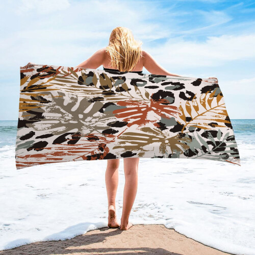 Microvezel strandhanddoek 76x152cm Lichtgewicht