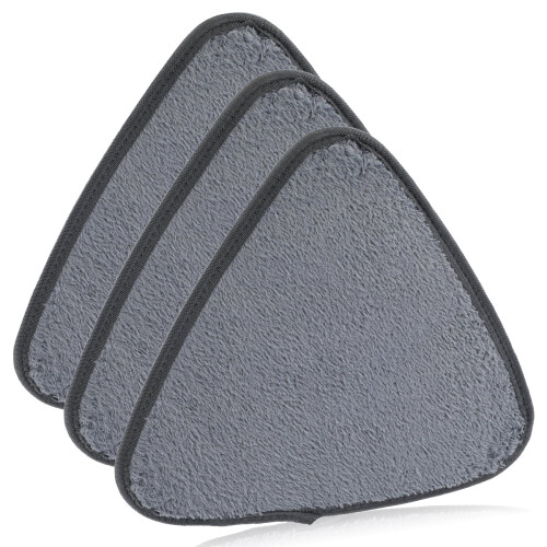 Triangle mop replacement pads microfiber 3 pcs