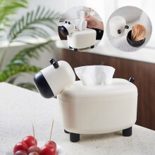 Donemore tissuebox met tandenstokerhouder – voor op het bureau