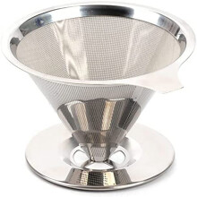 Filtre à café filtre en acier inoxydable pour infusion manuelle