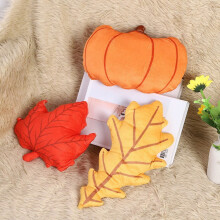 Ensemble de 3 coussins en peluche d'automne Dalrosia