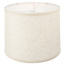 Abat-jour rond en tissu Ă clipser pour lampadaire