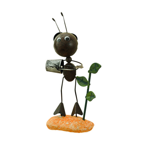 Figurine de fourmi, objet de décoration élégant, statuette (1 pièce)