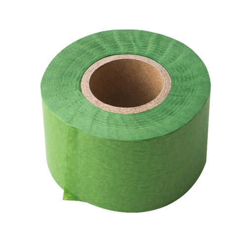 Green Crepe Paper Streamer Roll, 100m x 5cm