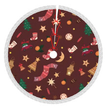 Christmas Tree Skirt 36 Inch Rustic Holiday Decor