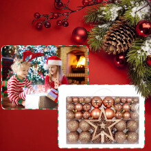 Boules de Noël décoratives pour sapin de Noël (101 pièces)