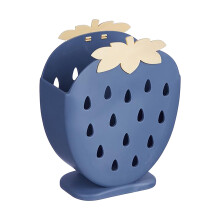 Soporte para palillos con forma de fresa, cesta de cocina de PP