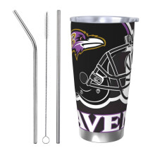 Ravens Football Theme 20oz rozsdamentes acél pohár