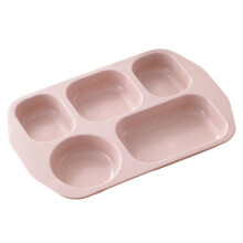 Opakovane použiteľný 5-priehradkový obedár Bento