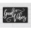 Plaque murale en métal « Good Vibes » 20 x 30 cm 1