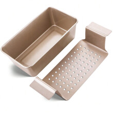 Meatloaf Pan with Drain Tray 9 x 5 Inches Nonstick