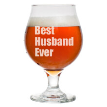 16 oz Belgian Tulip Beer Glass Stemmed